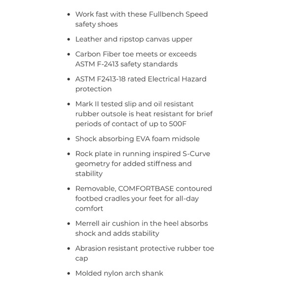 Merrell Fullbench Speed, worn once - Picture 17 of 17